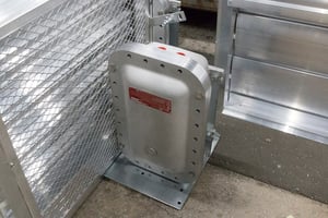 Louver with Electric Actuator