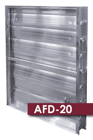 The AFD20 series control dampers are designed for air performance