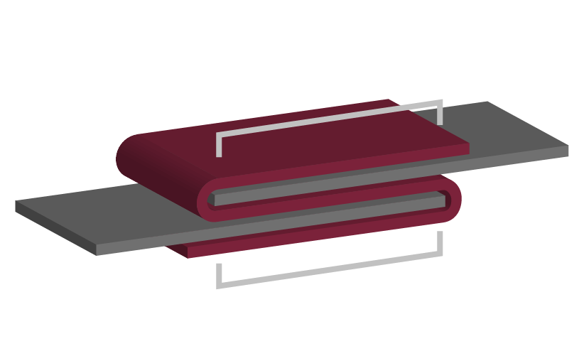 Illustration of an S-clip breakaway connection