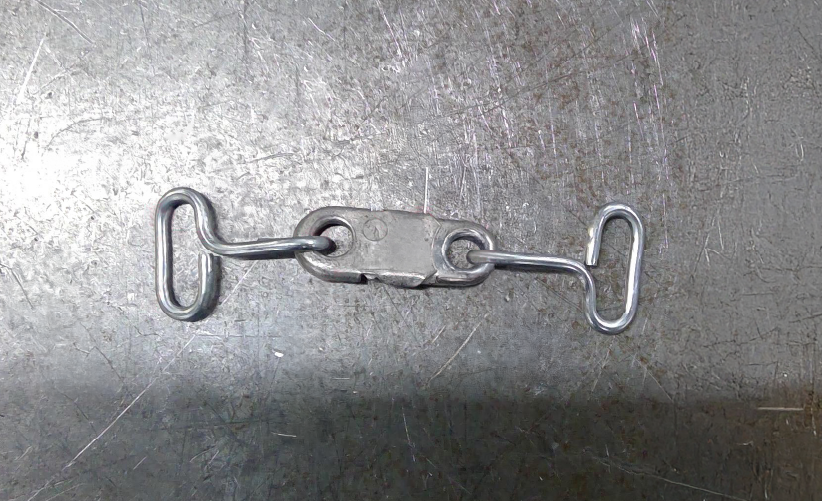 A fusible link for curtain fire dampers 