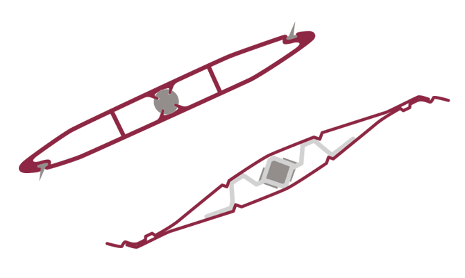 Two types of airfoil blades