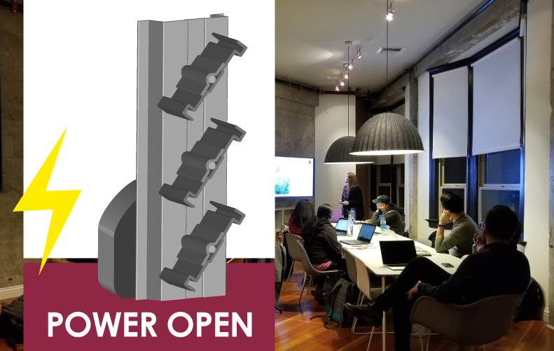 A control damper set to power open