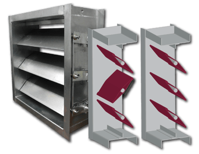 An industrial damper for heavy-duty HVAC
