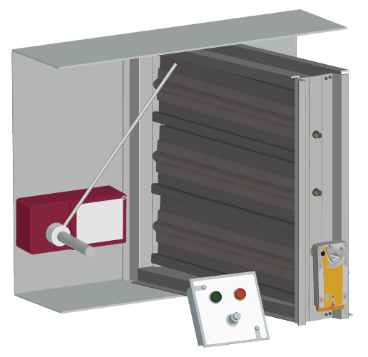 HVAC Damper Control - Automation Equipment for Dampers