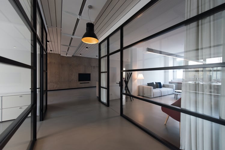 Interior of an office building