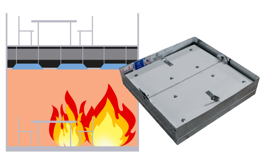 MCDLG Blog 2025 - Ceiling Radiation Dampers - Fire