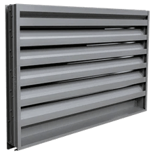 A louver suited for light protection from rainfall