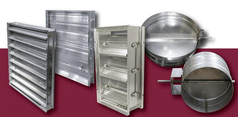 Five dampers in a row