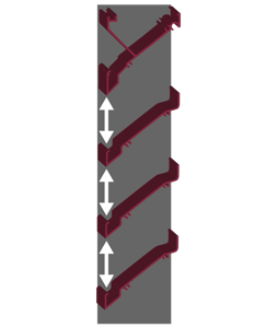 Blade spacing and blade angle will affect louver free area and its overall air performance.