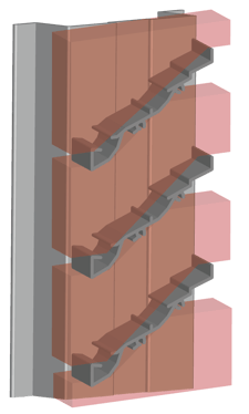 For louvers, free area is the space between the blades. This will affect the louver's performance in several ways.