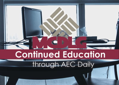MCDLG and AEC Daily provide resources for continuing education. Earn credit at your own pace!