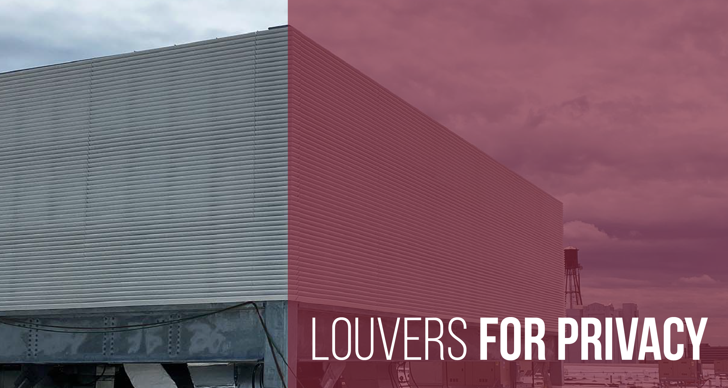 Louvers for Privacy