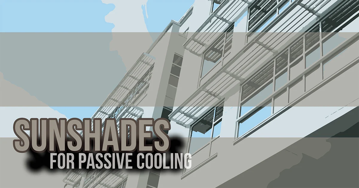 Sunshades for Passive Cooling